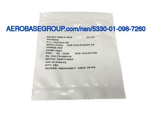 תמונה של מספר מלאי לאומי  5330-01-098-7260 תמונה של מספר מלאי לאומי  5330-01-098-7260