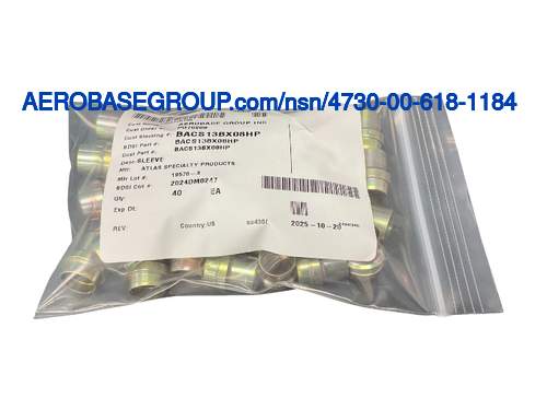 תמונה של מספר מלאי לאומי  4730-00-618-1184